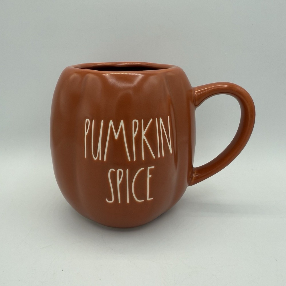 Rae Dunn Pumpkin Spice Latte Coffee Mug Fall Autumn Harvest‎ Orange Cup